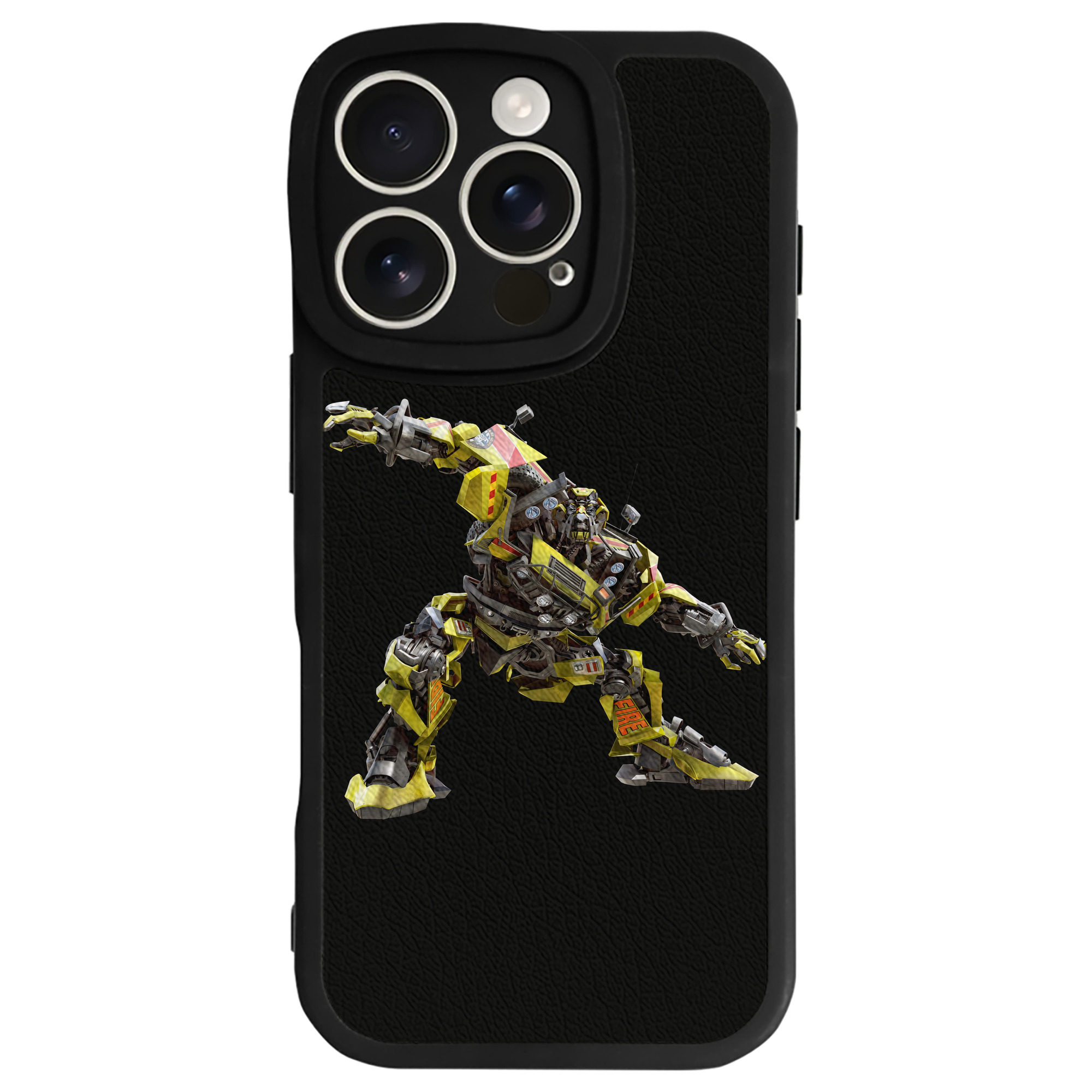 （画像用） Transformers トランスフォーマー 【iPhone 16シリーズ対応】シリコンスマホケース（レザー調） 材質：シリコン